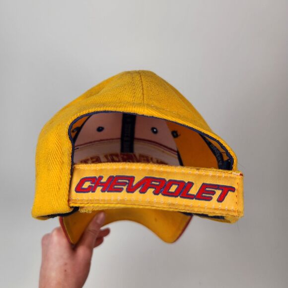 Steve & Barrys Chevy Racing Hat NASCAR Chevrolet Embroidered Spellout Colorblock - Picture 7 of 9